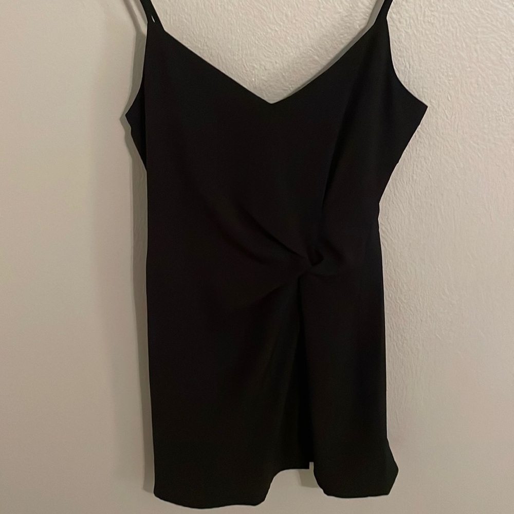 Abercrombie & Fitch Black Mini Slip Dress